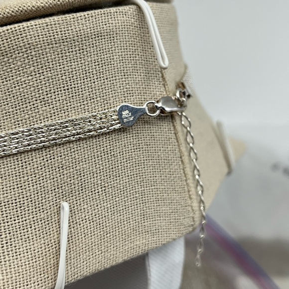 Vintage Milor Italy 925 Sterling Multi-Strand Necklace – 16" - Picture 7 of 15